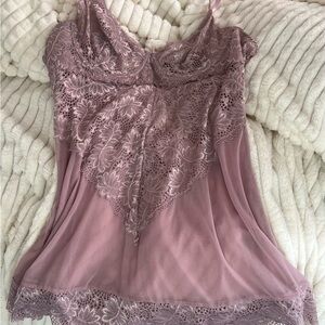 Elegant Lace Trimmed Women's Top